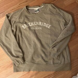 MV Sport Olive Crewneck Sweater